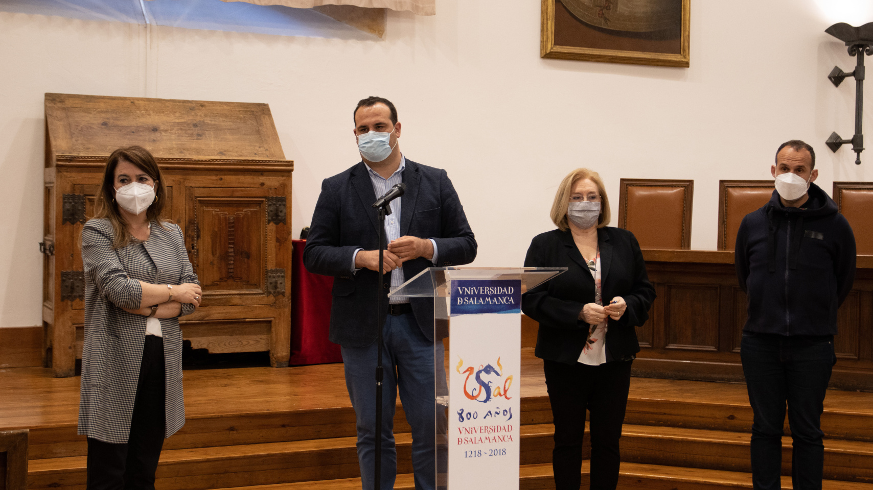 Victoria Bermejo, David Mingo, Purificación Galindo y Diego del Pozo