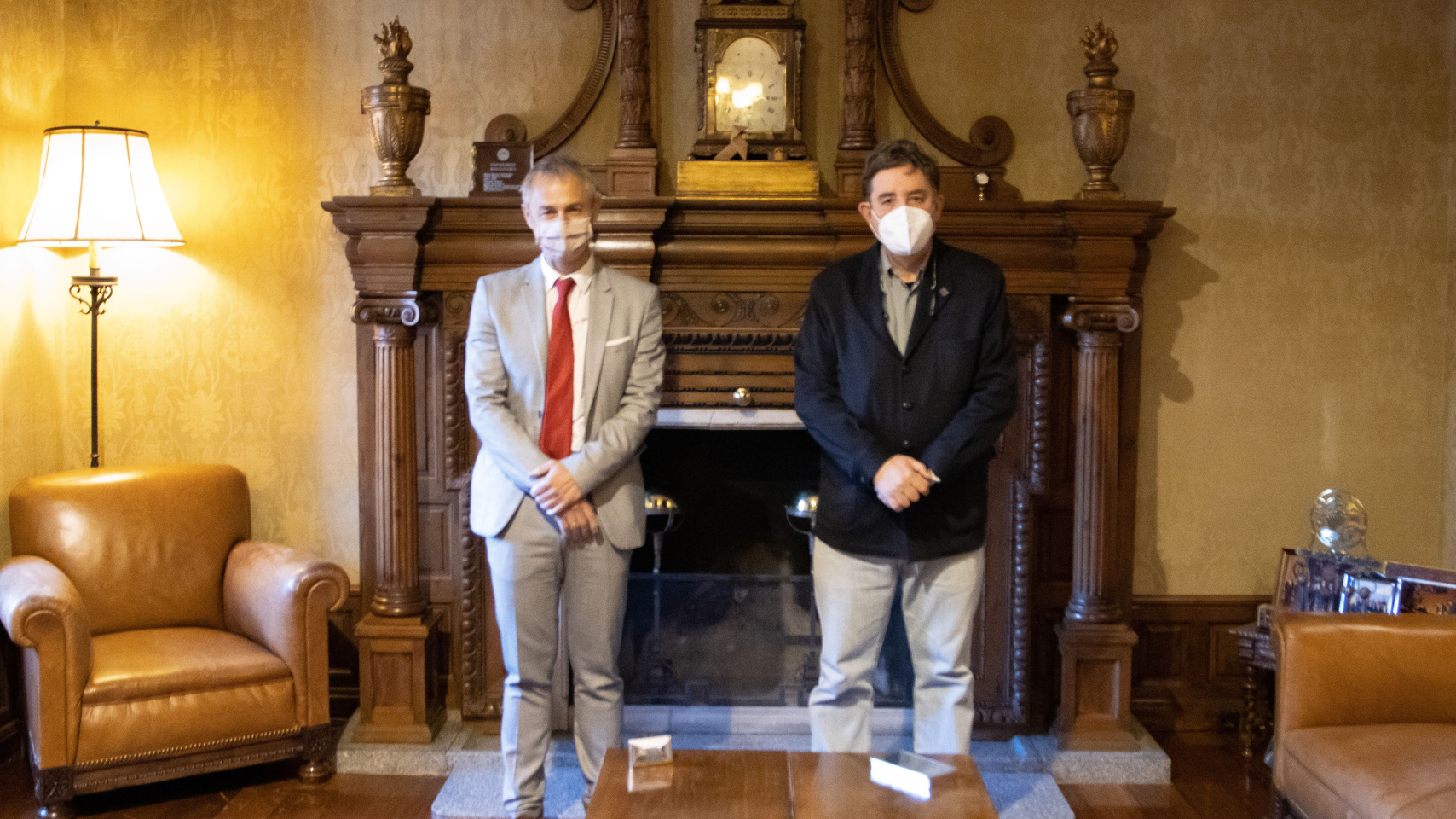 Ricardo Rivero y Luis García montero