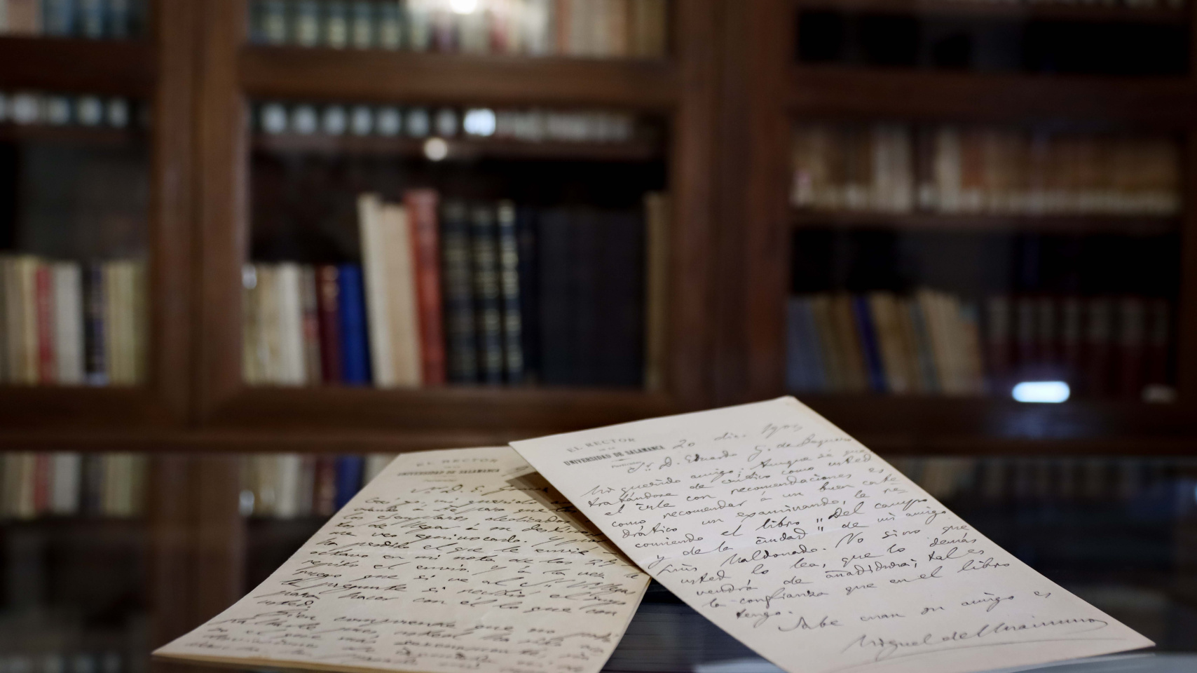 Cartas de Miguel de Unamuno en la biblioteca de Casa-Museo Unamuno