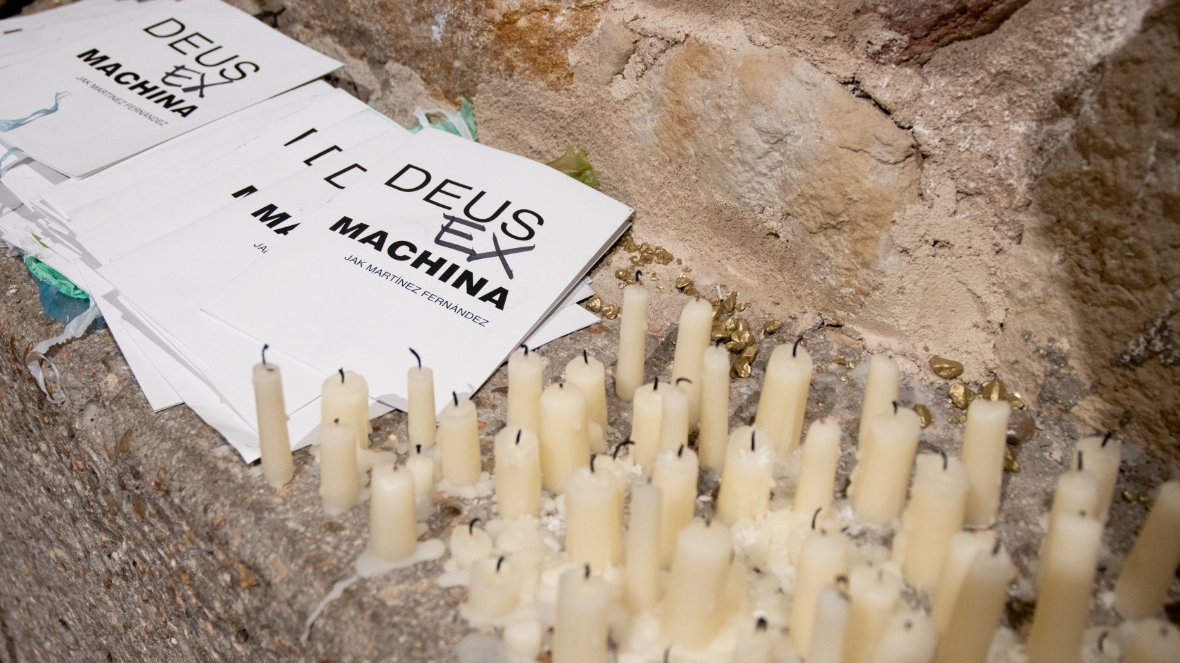 Parte de la muestra "Deus ex Machina" expuesta en el Espacio de Arte Experimental