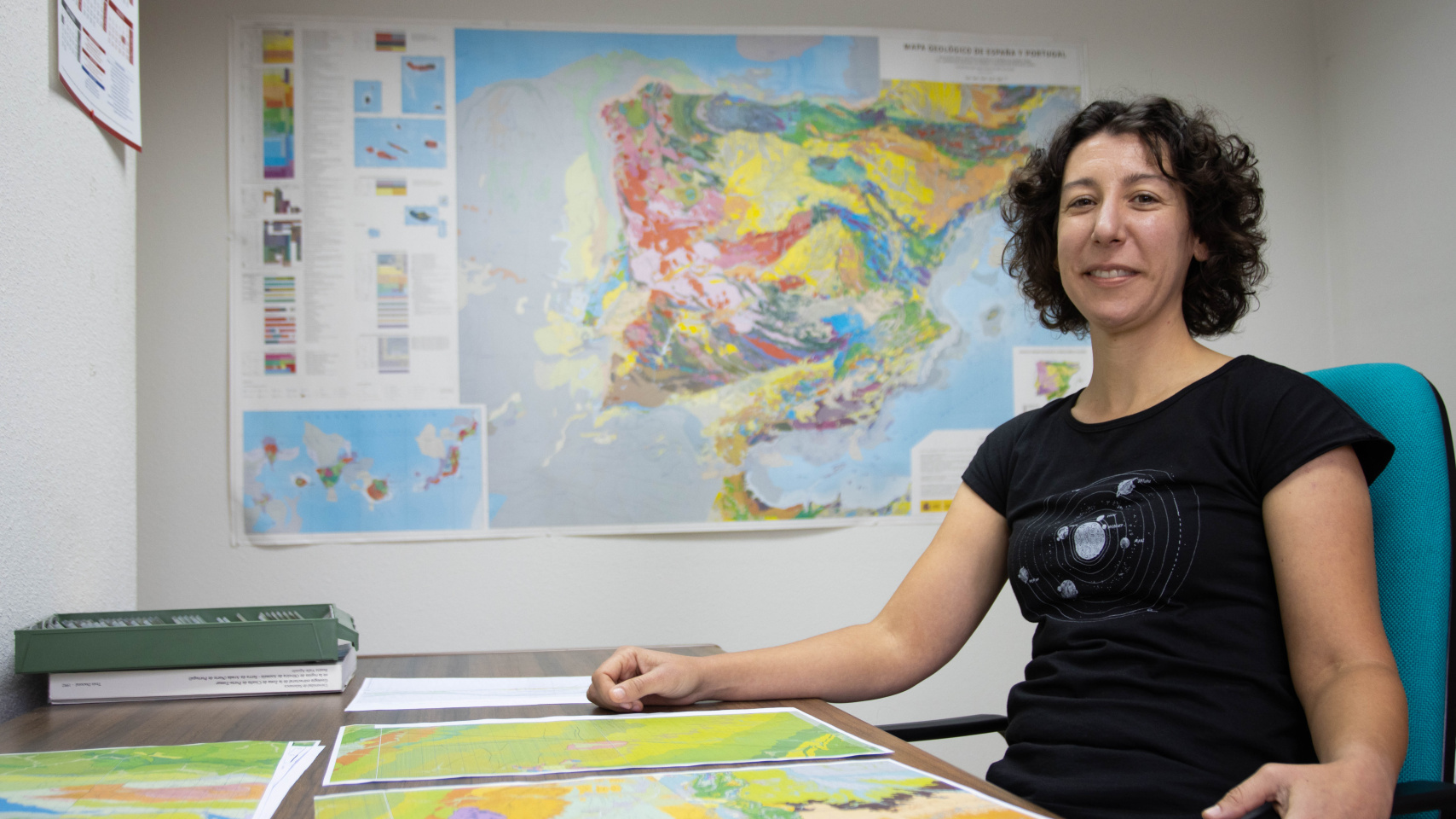 Irene de Felipe, profesora del Departamento de Geología y responsable del proyecto en la Universidad de Salamanca.
