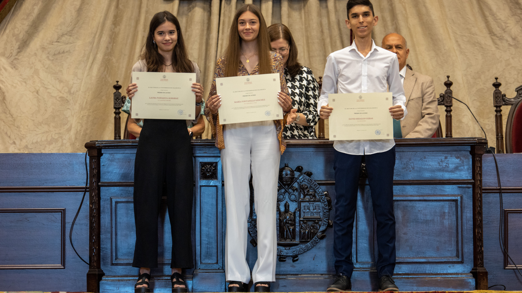 La Universidad de Salamanca reconoce a los estudiantes con mejores calificaciones en la fase general de la EBAU