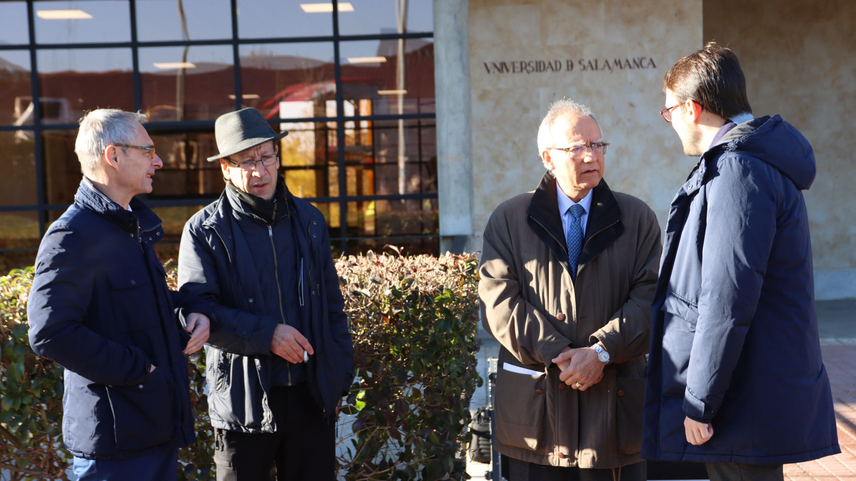 Escultura de Diego de Saavedra y Fajardo en la Facultad de derecho de la USAL