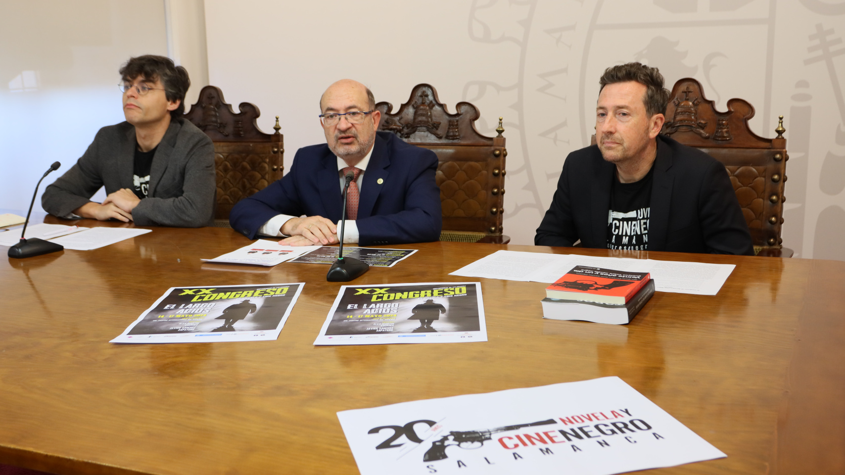 Rueda de prensa presentación XX Congreso de Novela y Cine Negro de la USAL