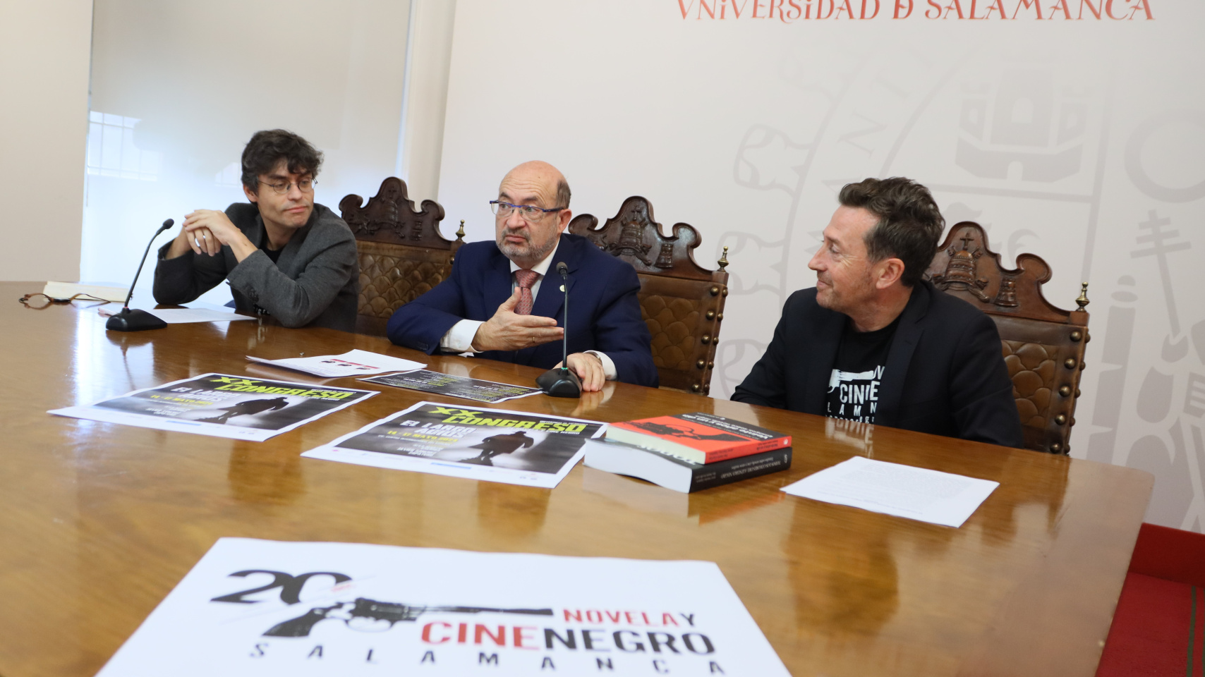 Rueda de prensa presentación XX Congreso de Novela y Cine Negro de la USAL
