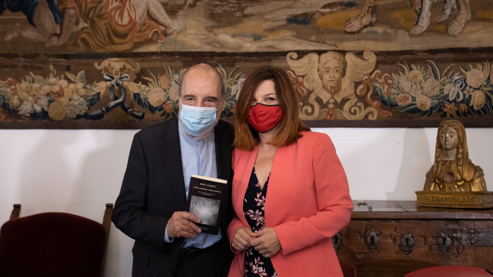 Raúl Zurita y Francisca Noguerol