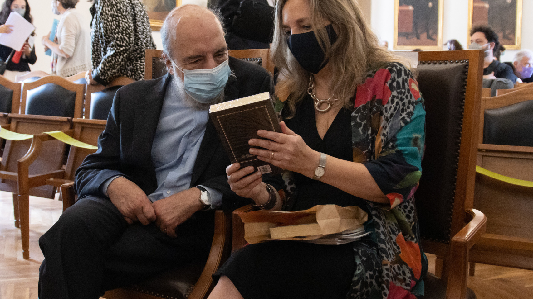 Raúl Zurita en la Facultad de Filología