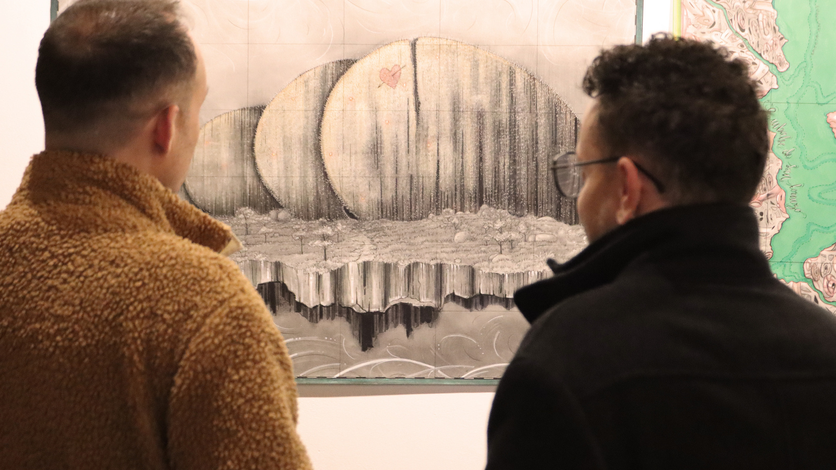 Inauguración de la exposición “Cartografía de la Humedad” del colombiano Adrián Estrada