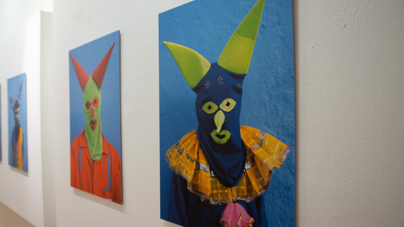 Parte de la exposición ‘Caretas de Maragogipe’