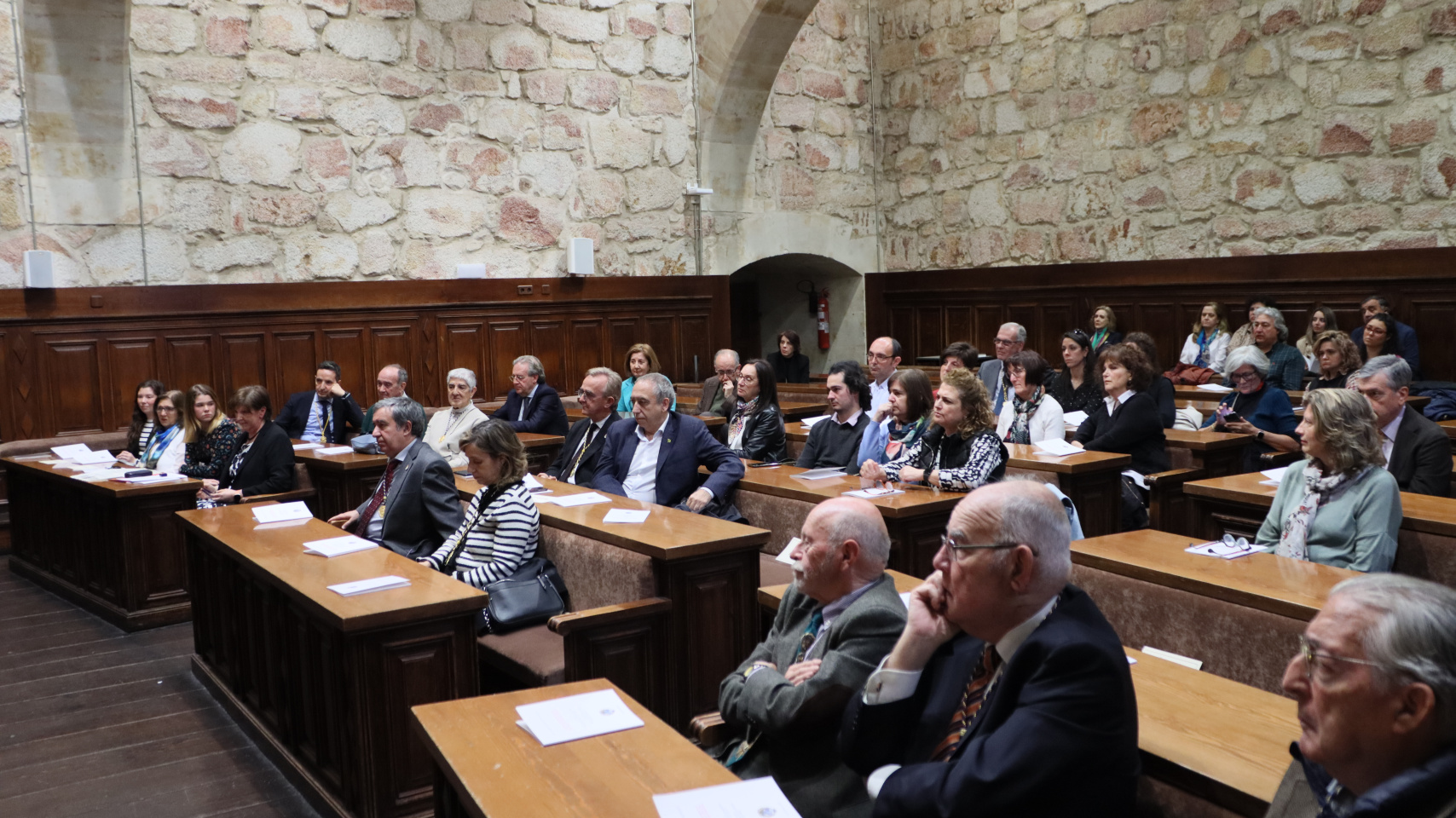 Acto celebrado en el Aula Miguel de Unamuno de las Escuelas Mayores