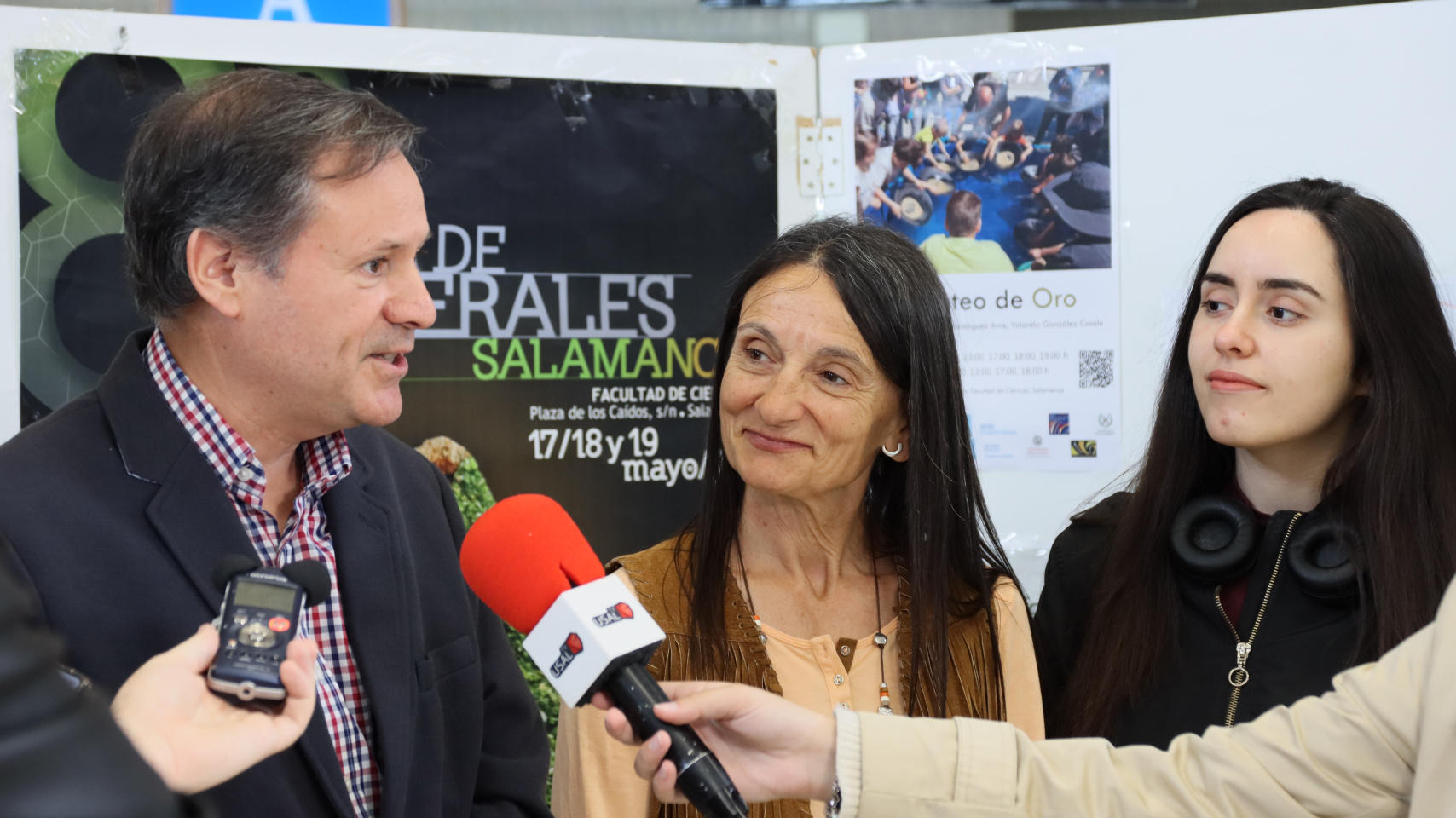 El Departamento de Geología de la Universidad de Salamanca inaugura la VIII Feria de Minerales