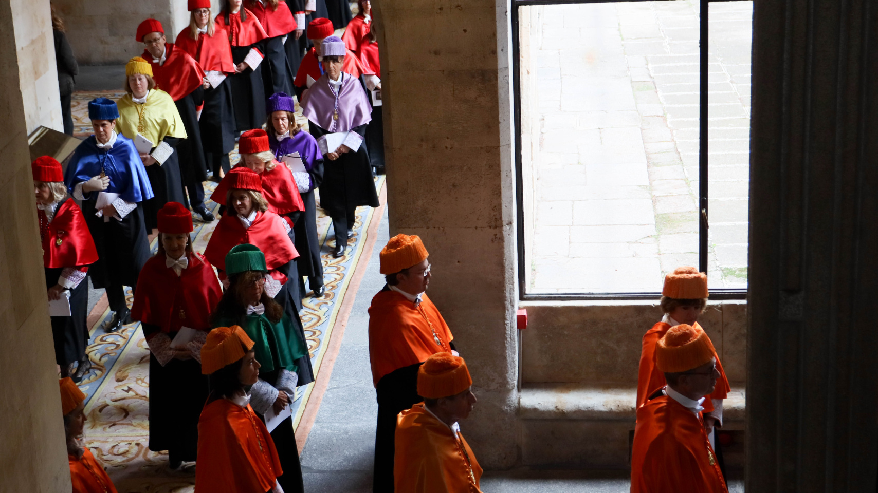 Cortejo de fin de ceremonia 'honoris causa'