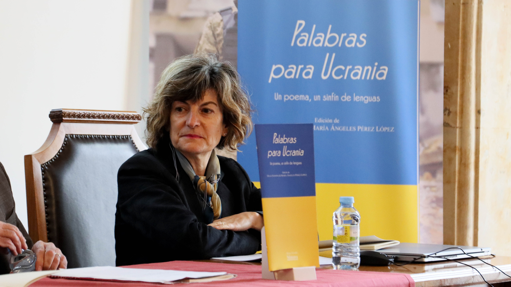 María Ángeles Pérez coordinadora de la obra.