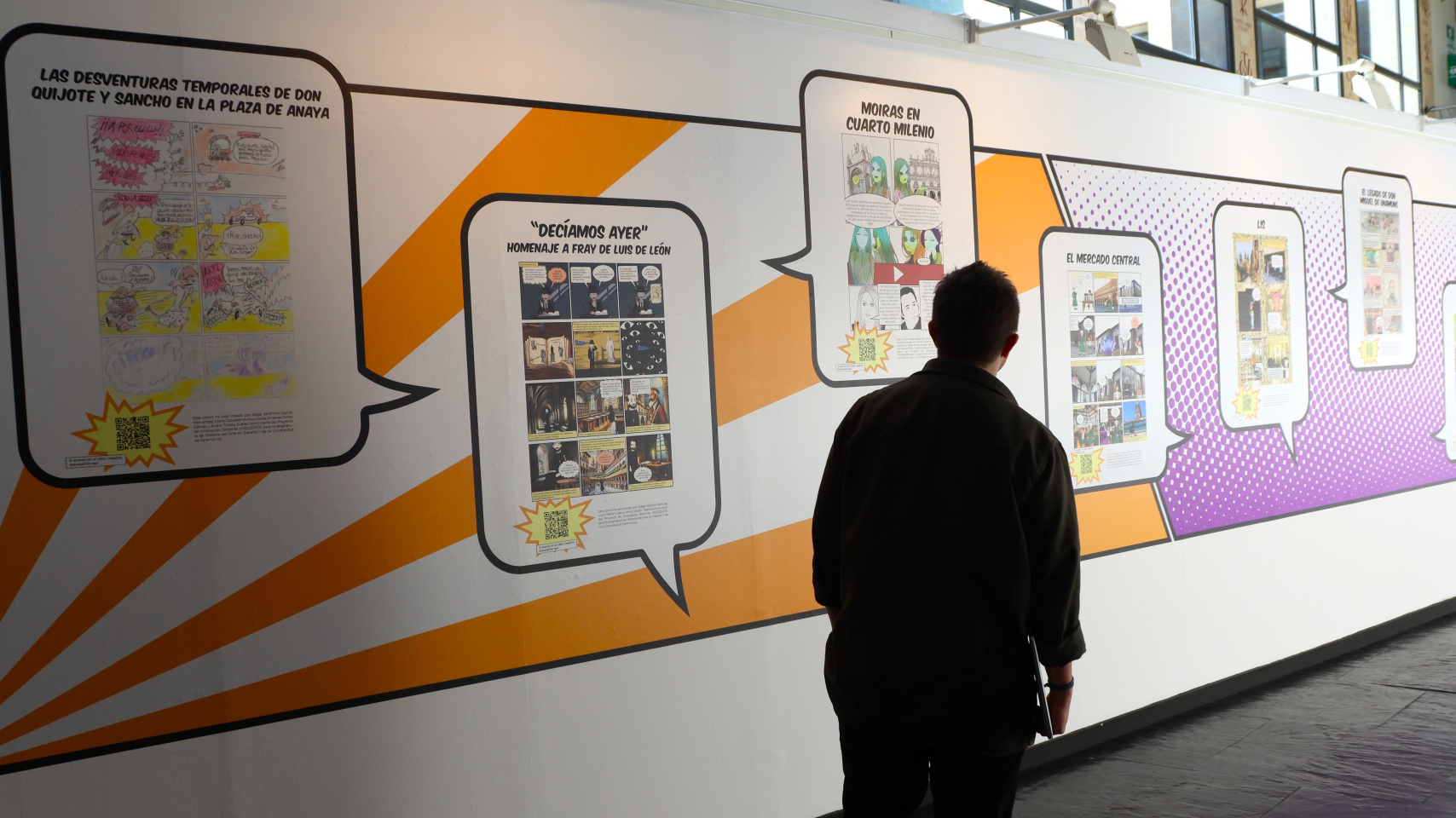 Exposición ‘Arte en viñetas’ en la Facultad de Geografía e Historia ’