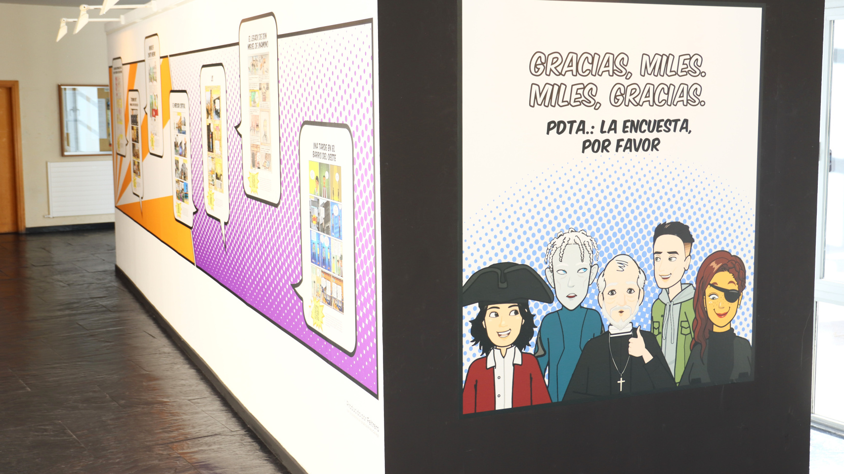 Exposición ‘Arte en viñetas’ en la Facultad de Geografía e Historia ’