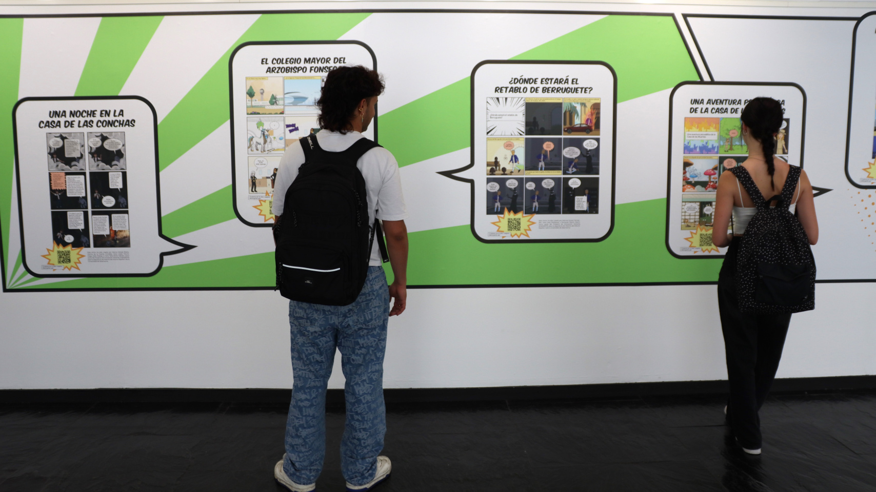 Exposición ‘Arte en viñetas’ en la Facultad de Geografía e Historia ’