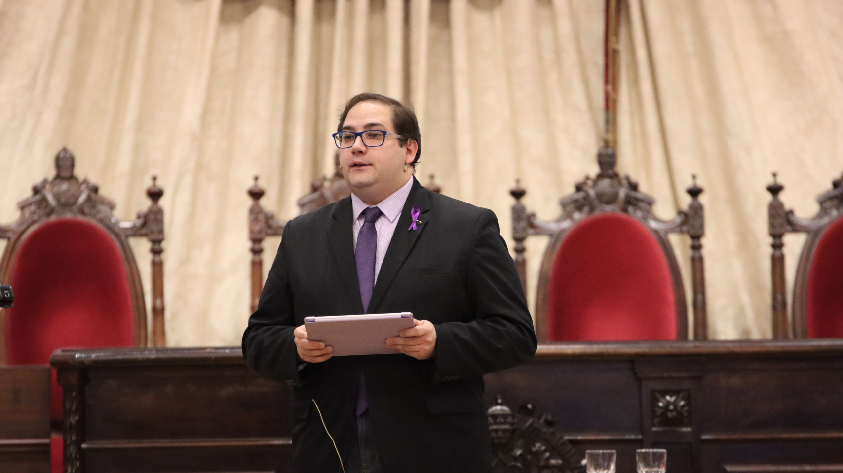 Interpretación por parte de Rozalén en el  Paraninfo de la Universidad