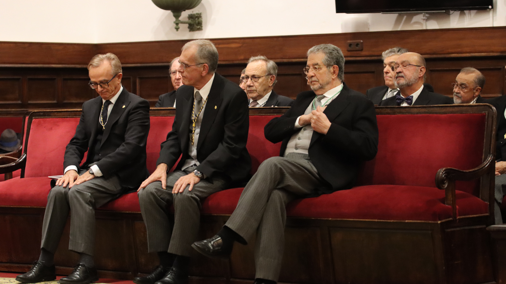 Acto celebrado en el Paraninfo de las Escuelas Mayores de la Universidad