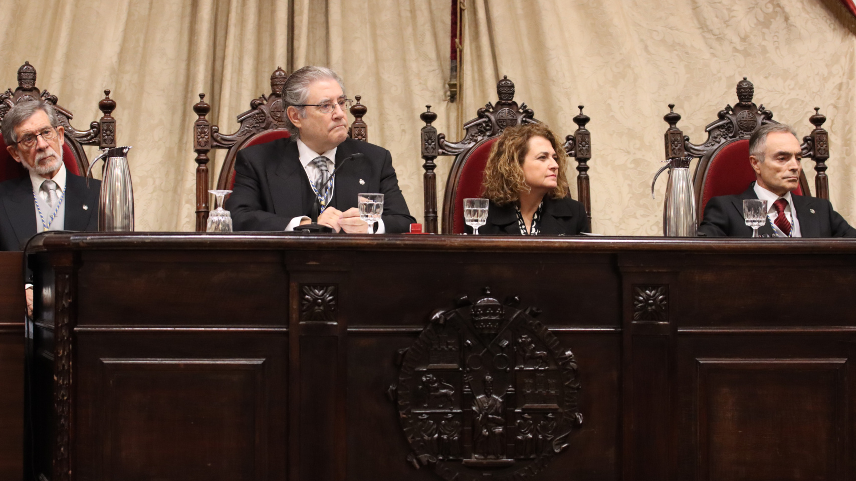 Acto celebrado en el Paraninfo de las Escuelas Mayores de la Universidad