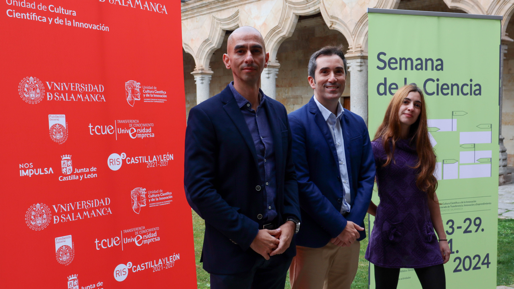 Raúl Rivas, Marian Tadáguila y Federico Bueno presentan la Semana de la Ciencia