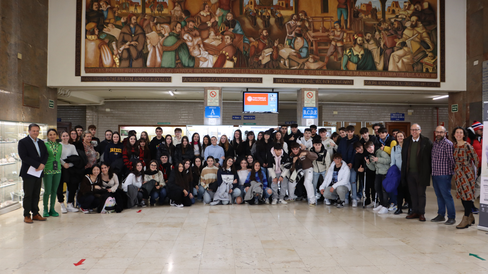 Acto de entrega de premios Olimpiadas de Geología