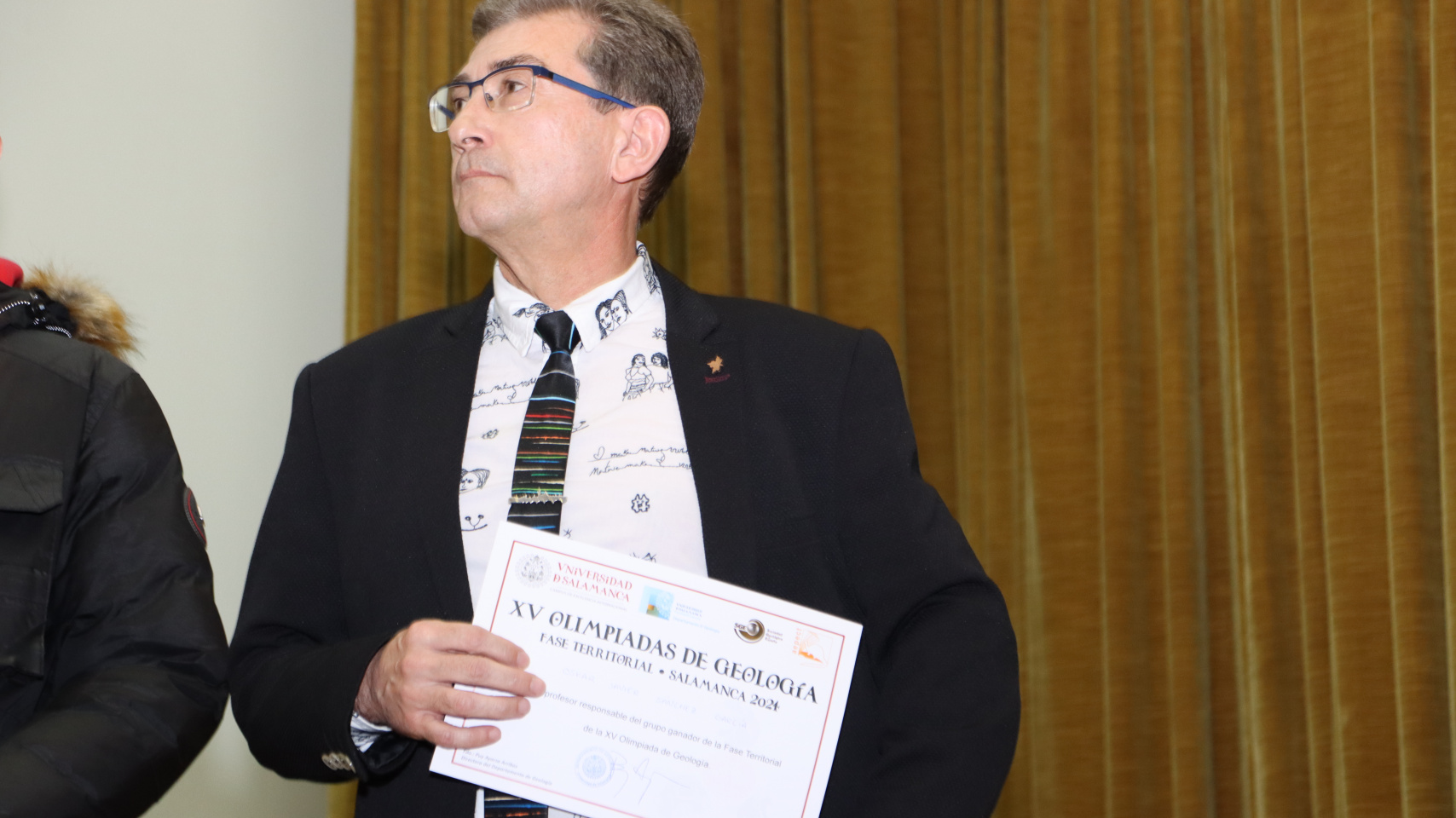 Acto de entrega de premios Olimpiadas de Geología