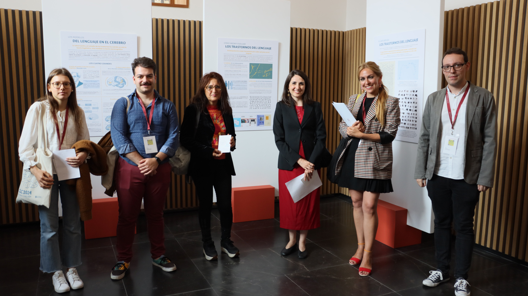 Acto de inauguración de la  exposición de divulgación científica ‘Una historia de la Lingüística Clínica’