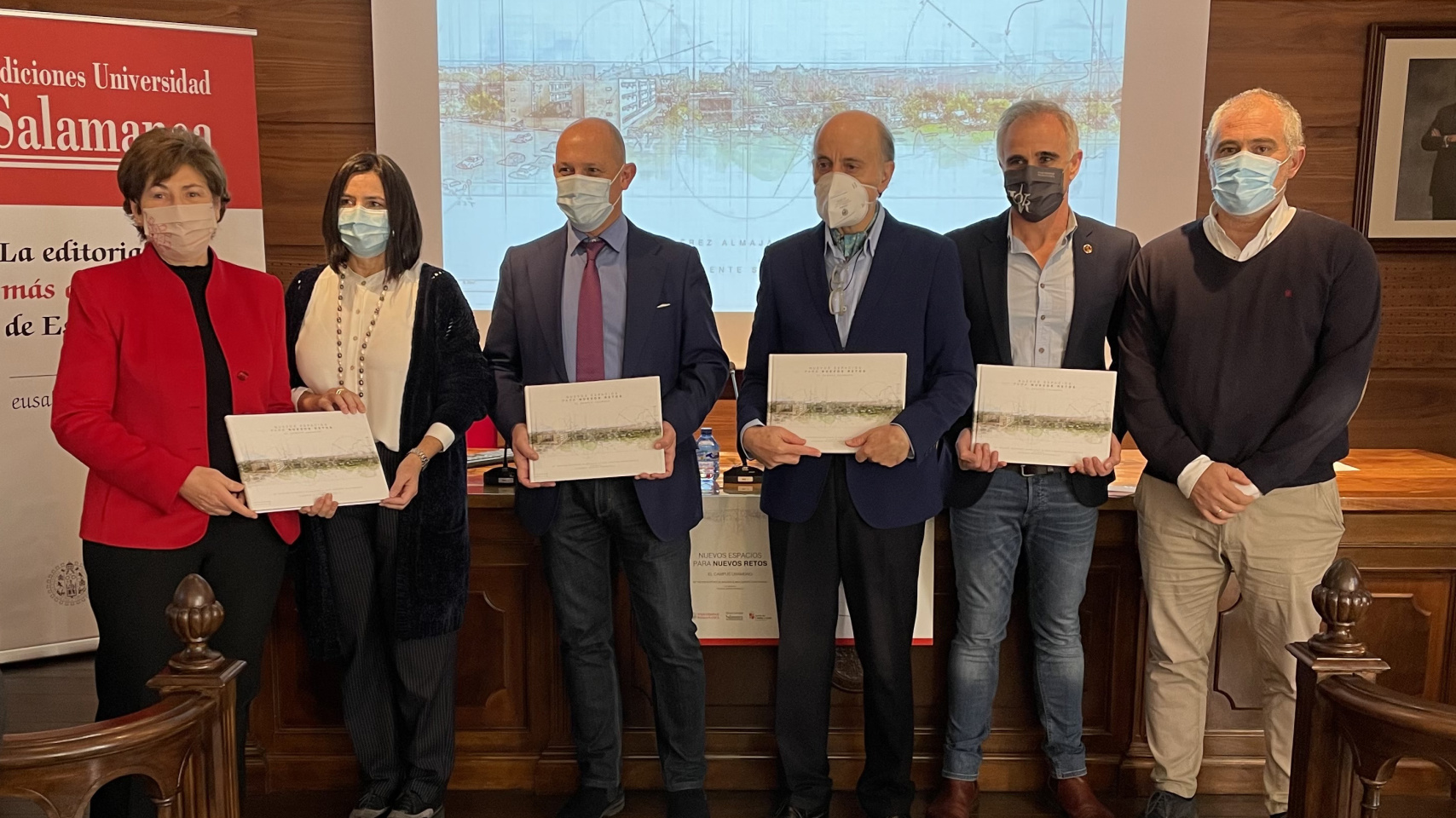 María Nieves Rupérez Almajano, Ana Castro Santamaría, Fernando Carbajo, Vicente Sierra Puparelli, Jacobo Sanz y Eduardo Dorado