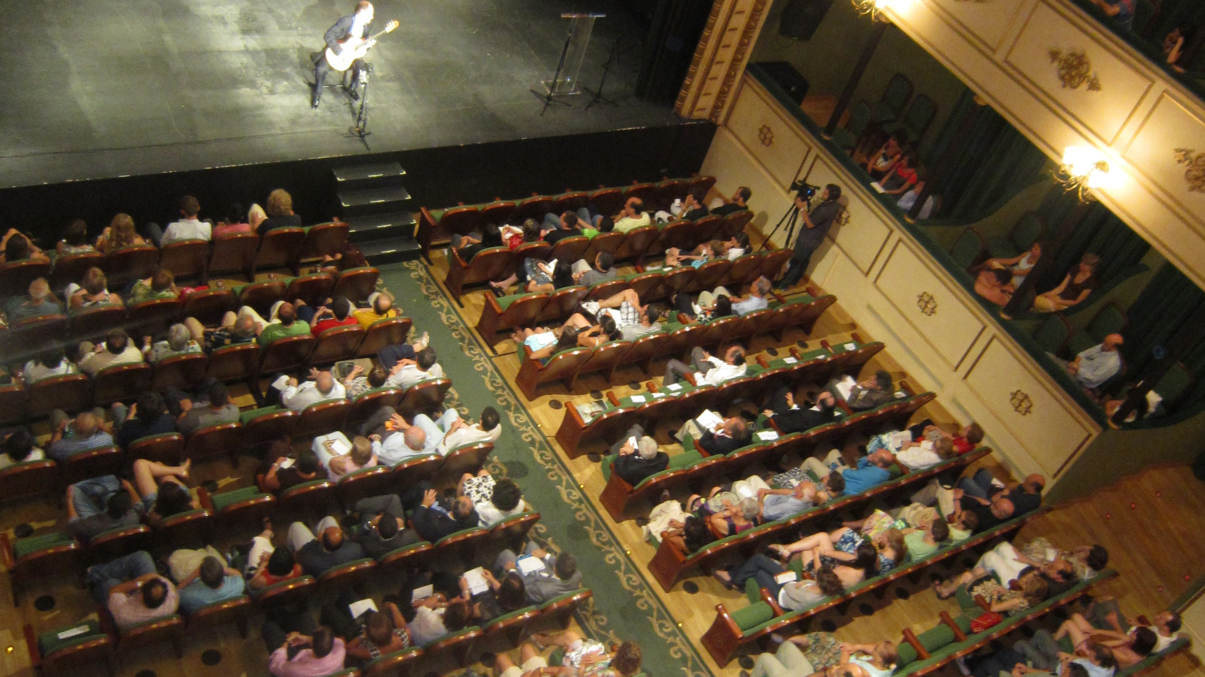 Un momento de la actuación de Mamedkuliev