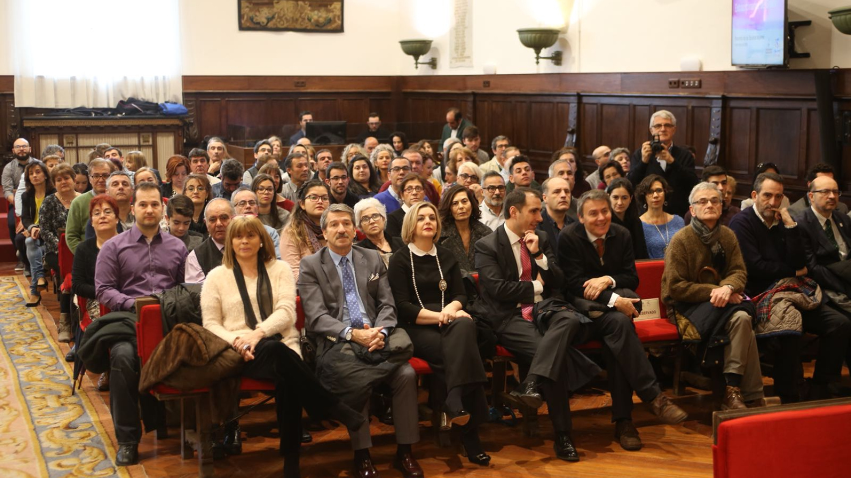 Un momento de la ceremonia de Grado