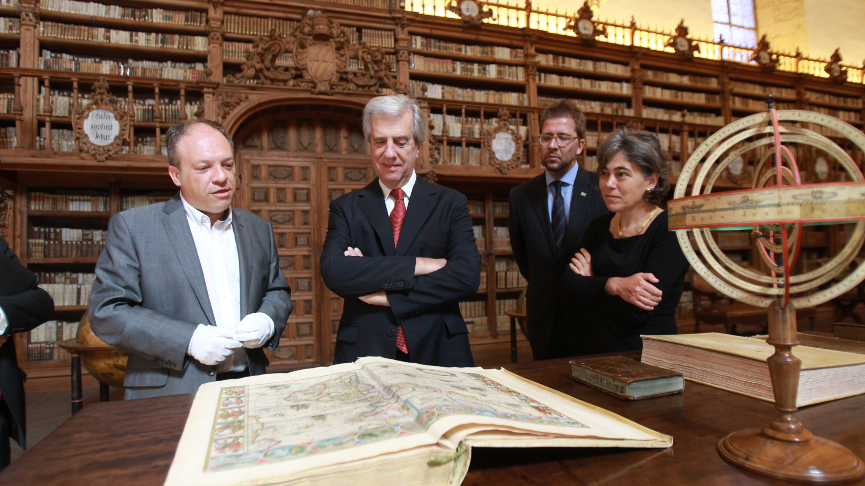 Visita a al Biblioteca General Histórica de la Universidad de Salamanca.