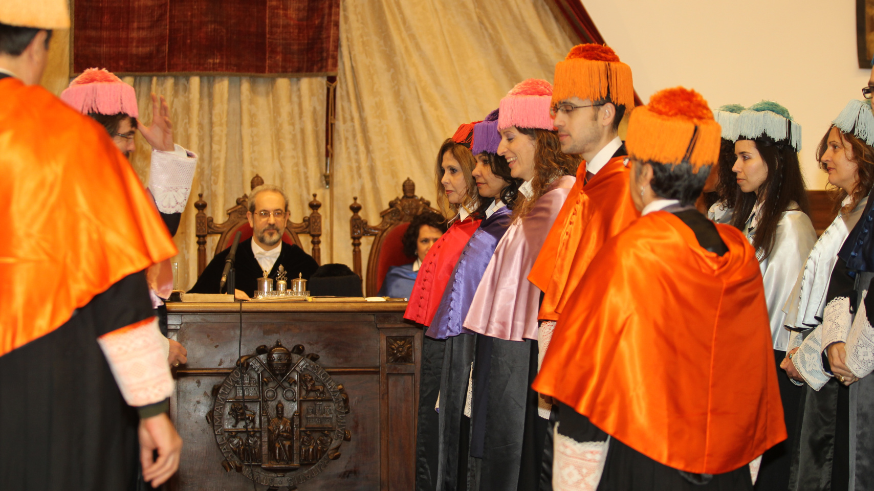 Un momento de la Ceremonia de Investidura de doctores y doctoras.