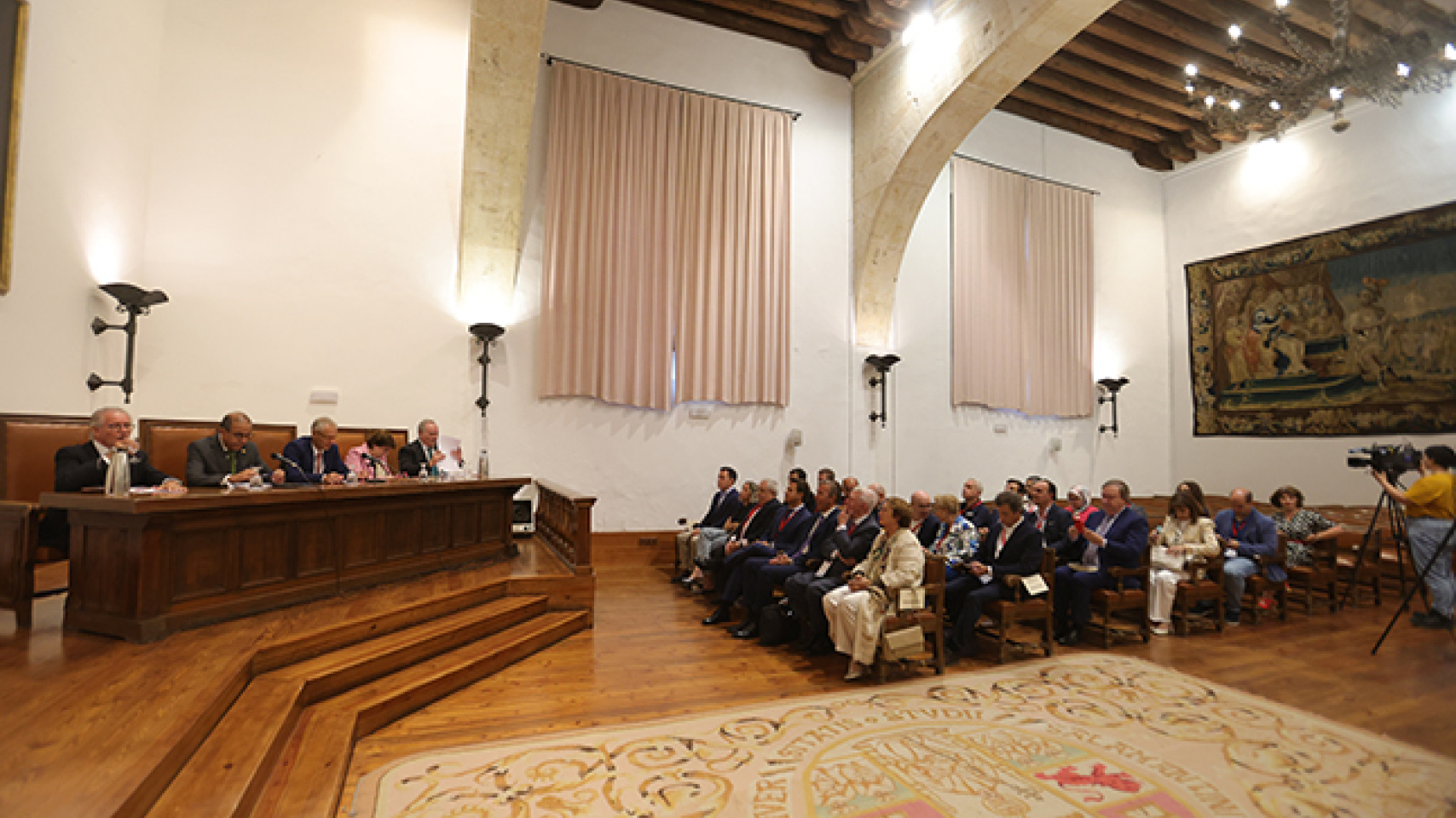 Aspecto general del Aula Salinas durante el homenaje