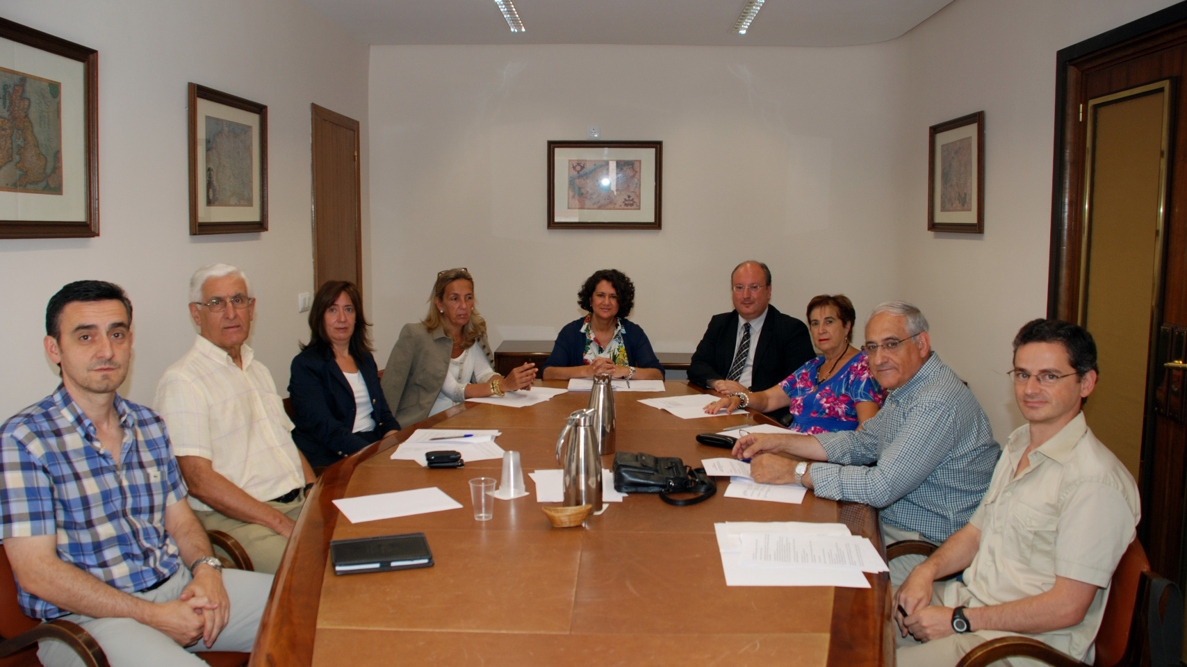 Alfredo Valcarce Mejía, Eugenio García Zarza, Mª José Fresnadillo Martínez, Patricia Prieto, Mª Ángeles Serrano García, Enrique Cabero Morán, Angelita Calvo Redondo, Moisés Egido Manzano y Francisco Plaza Martín.