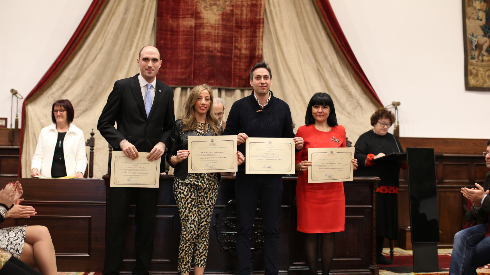 Fotografía de Premio Extraordinario de Máster 2