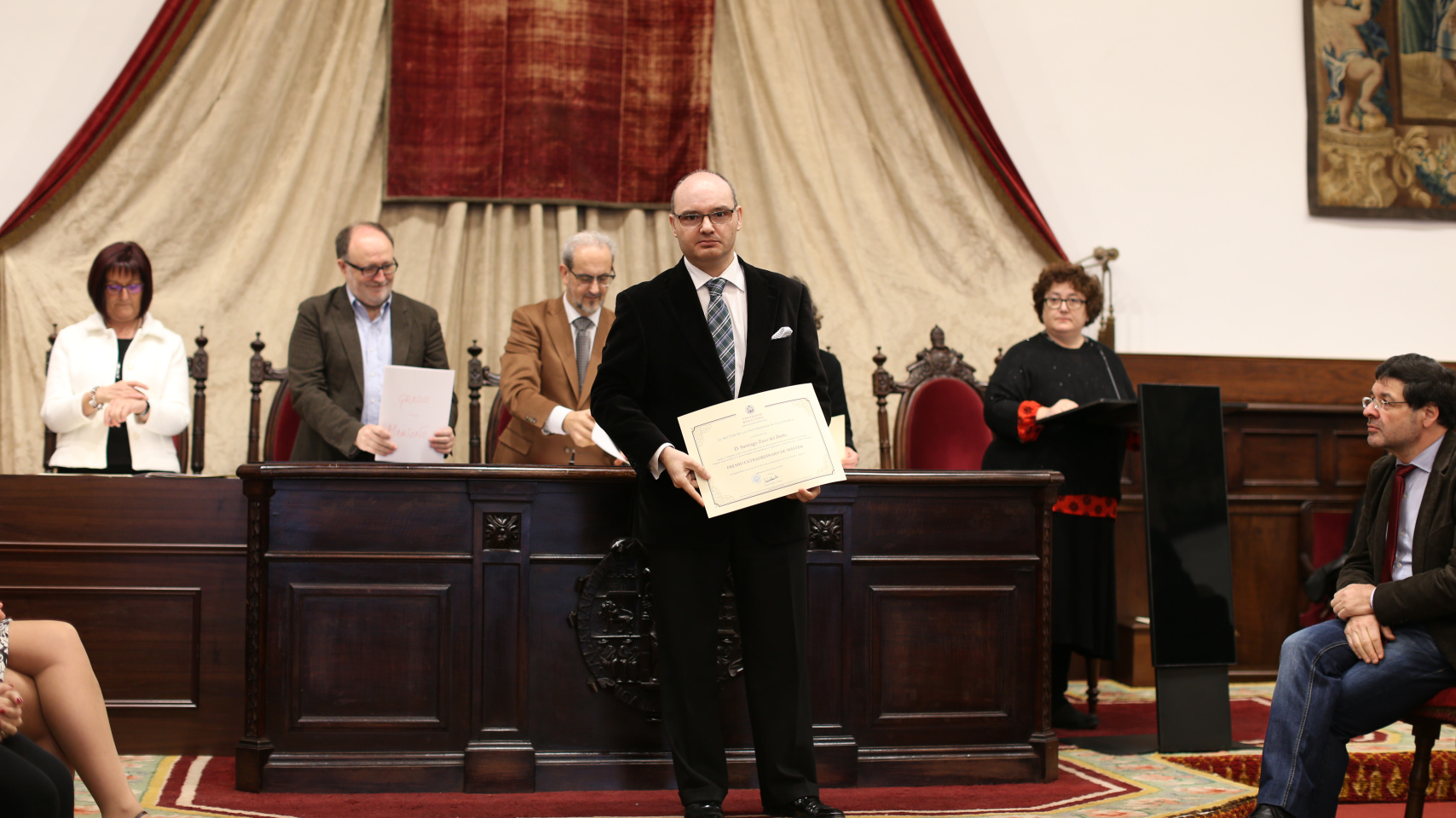 Fotografía de Premio Extraordinario de Máster 12