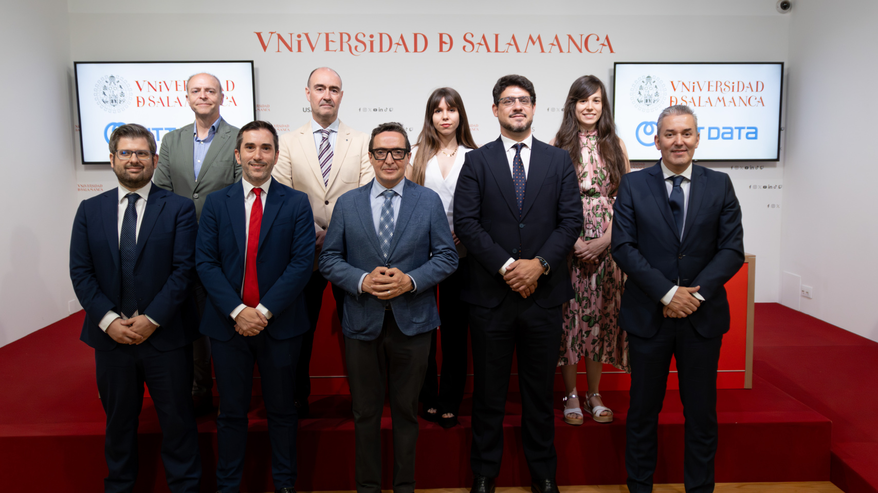 Miembros de la "Cátedra Justicia Digital USAL-NNT DATA"