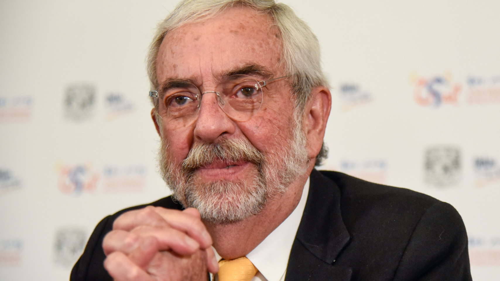 El rector de la UNAM durante la jornada.