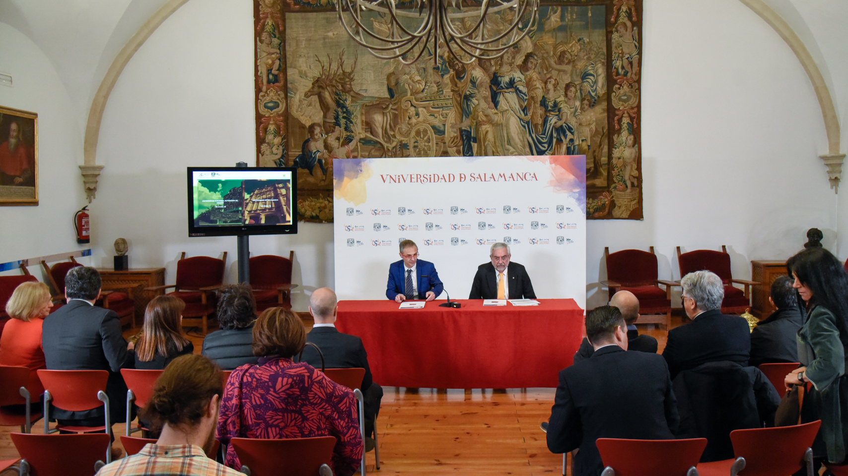 Un momento durante el acto.