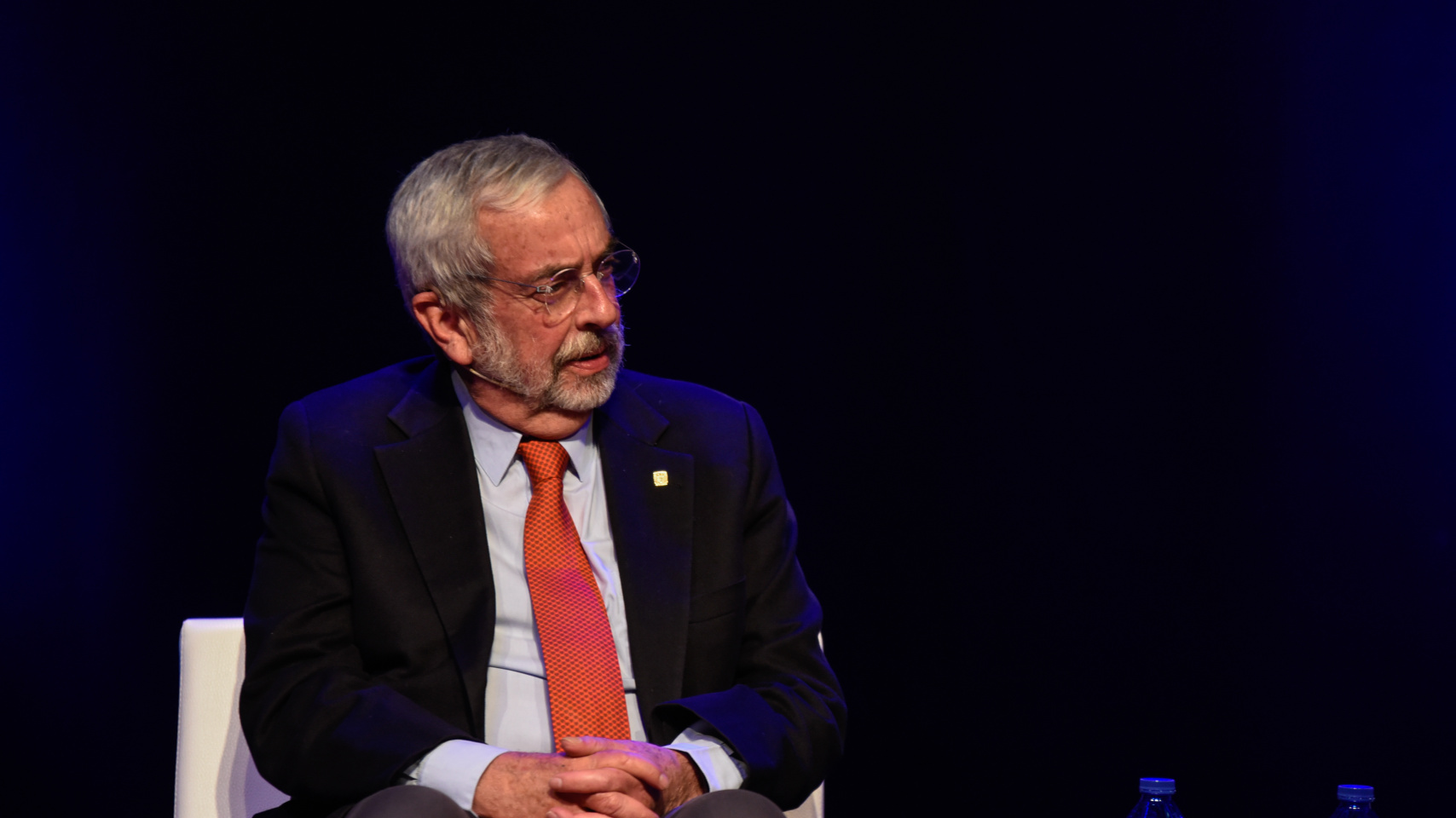 Enrique Graue Wiechers durante el acto.