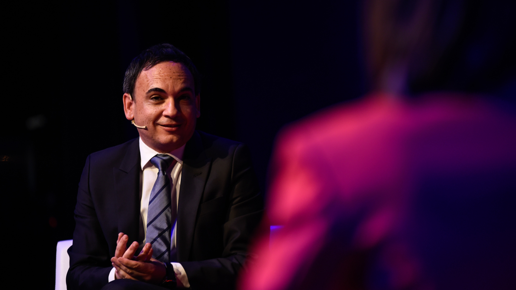 Paco Gómez durante el acto.