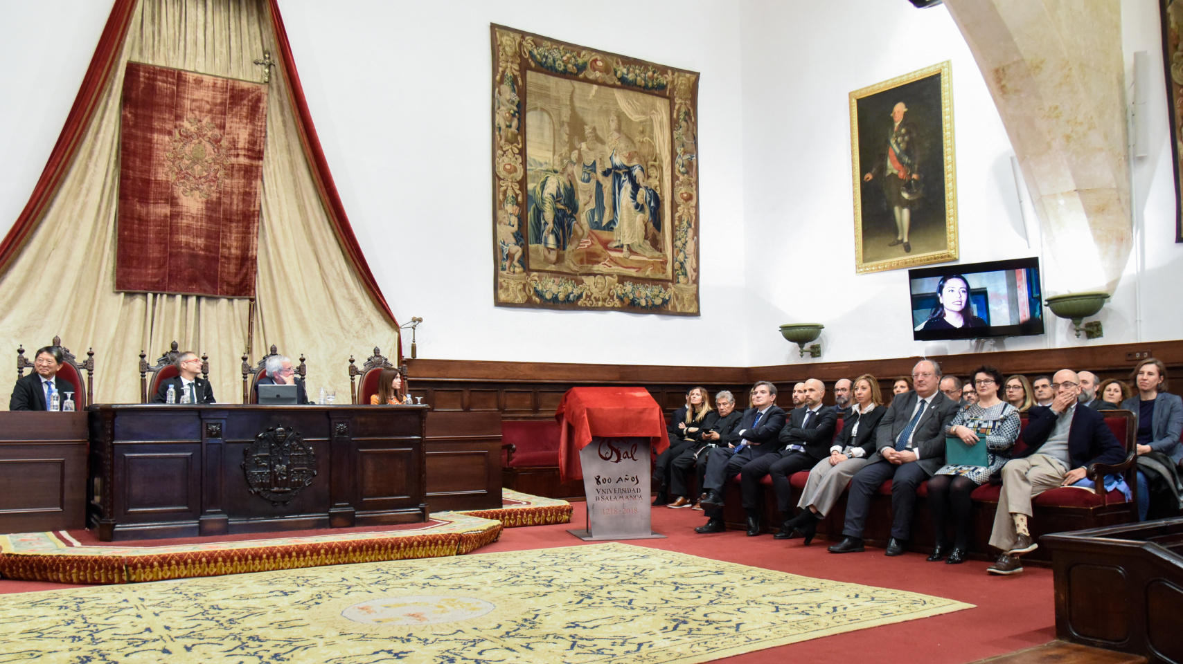 Visión general de los presentes en el acto.