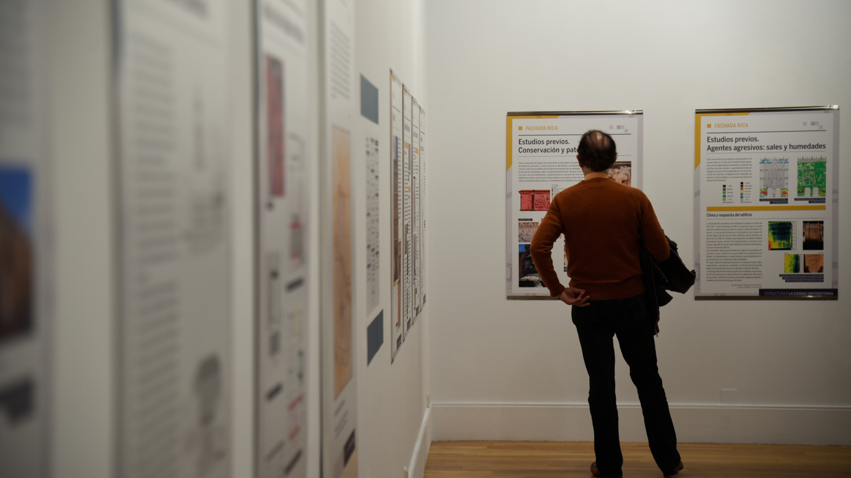 La exposición en la Sala Cielo.