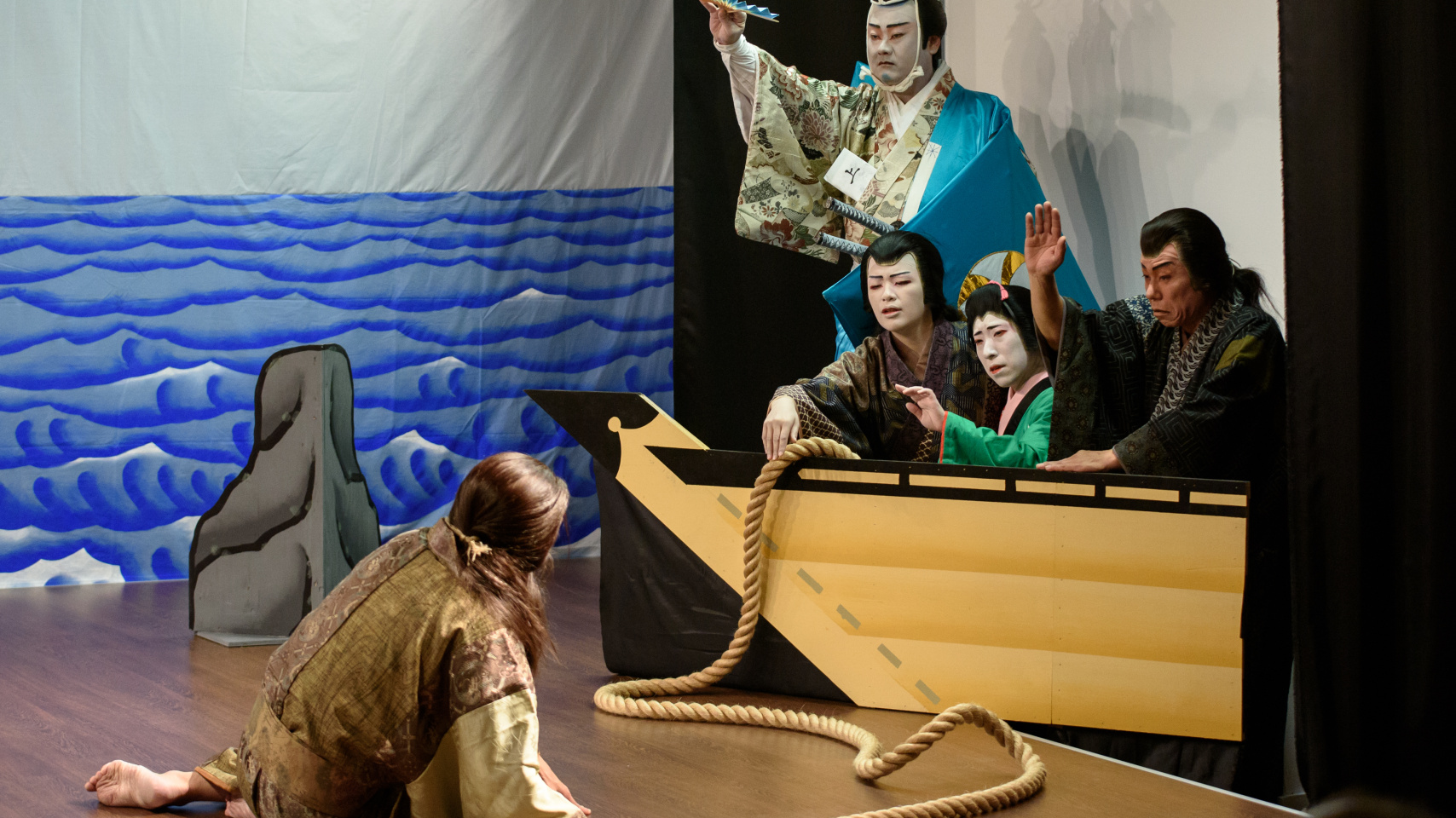 Un momento de la representación