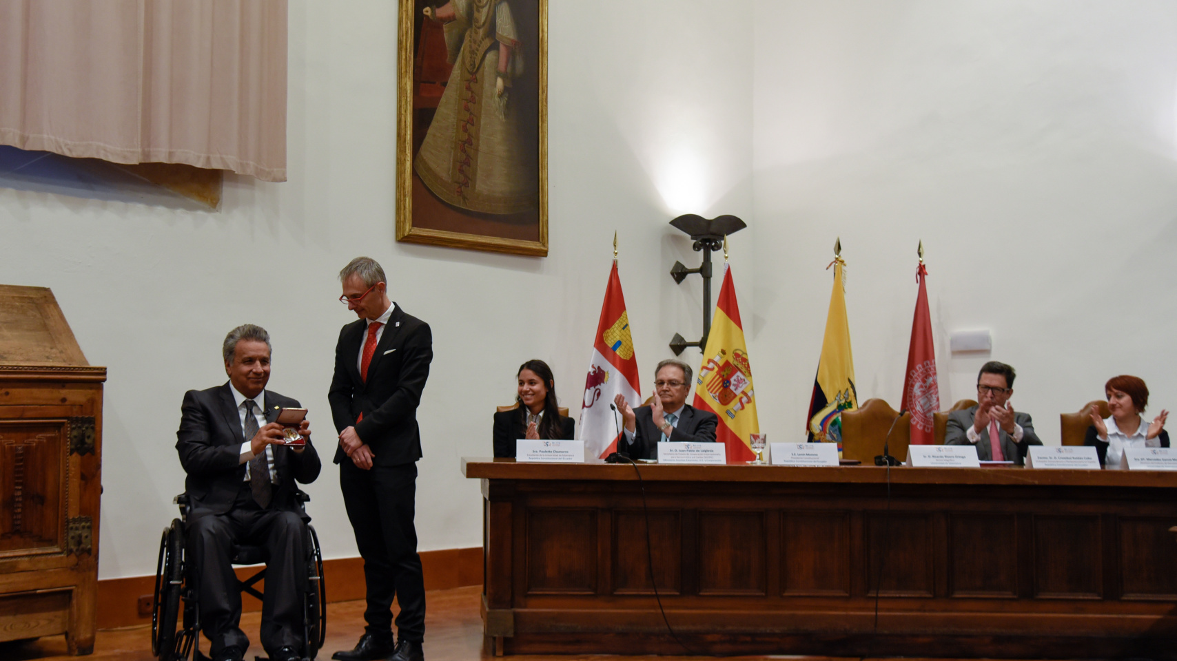 Momento de la entrega