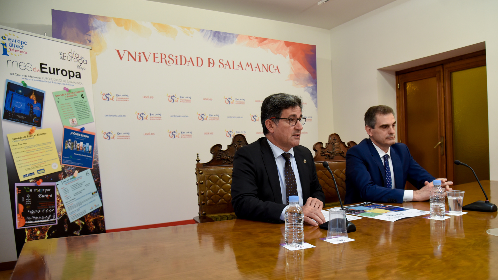 Un momento de la rueda de prensa