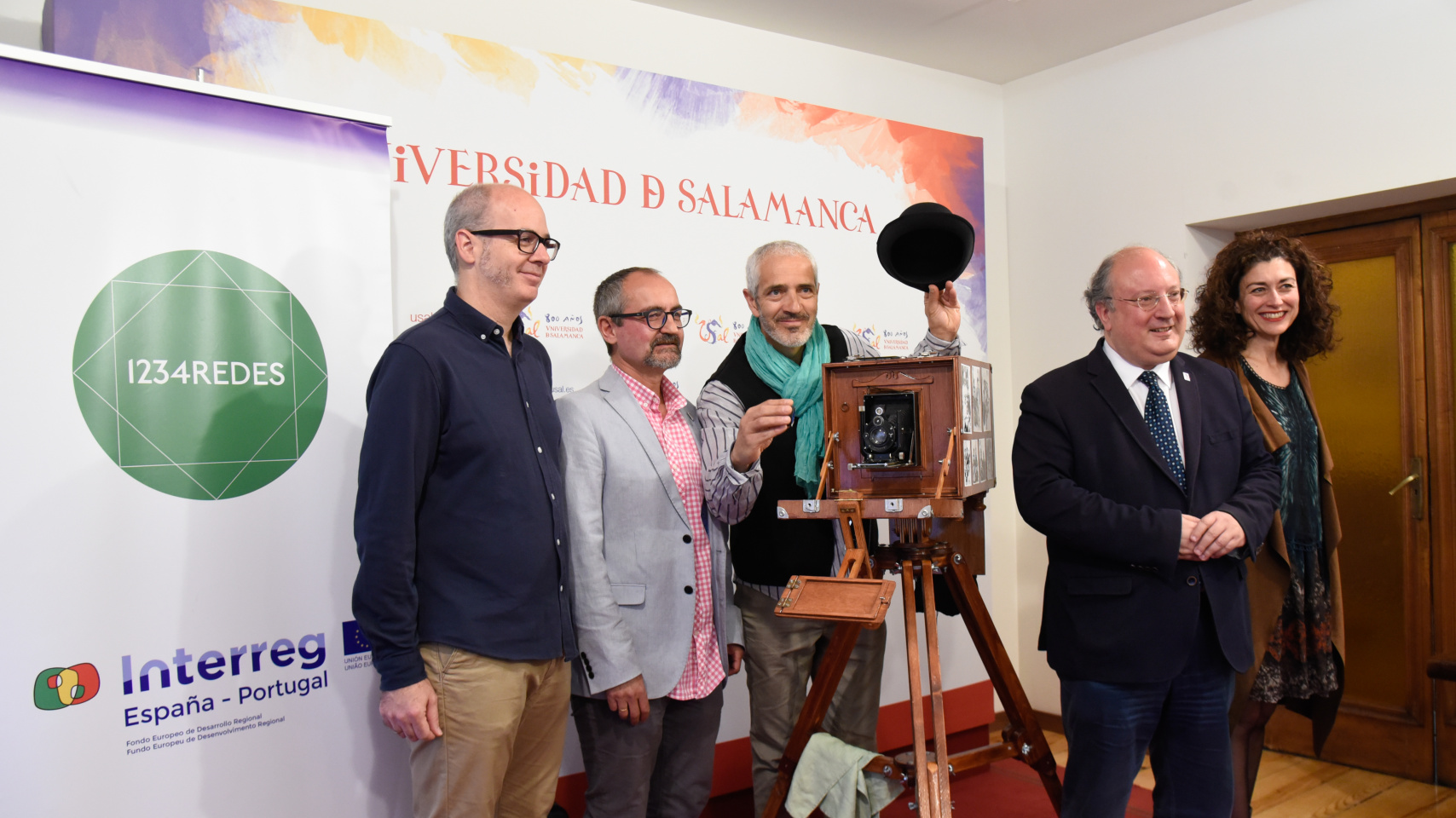 Luis Lorenzo, Luis Barrio, Alberto Prieto, Enrique Cabero y Elena Vicente