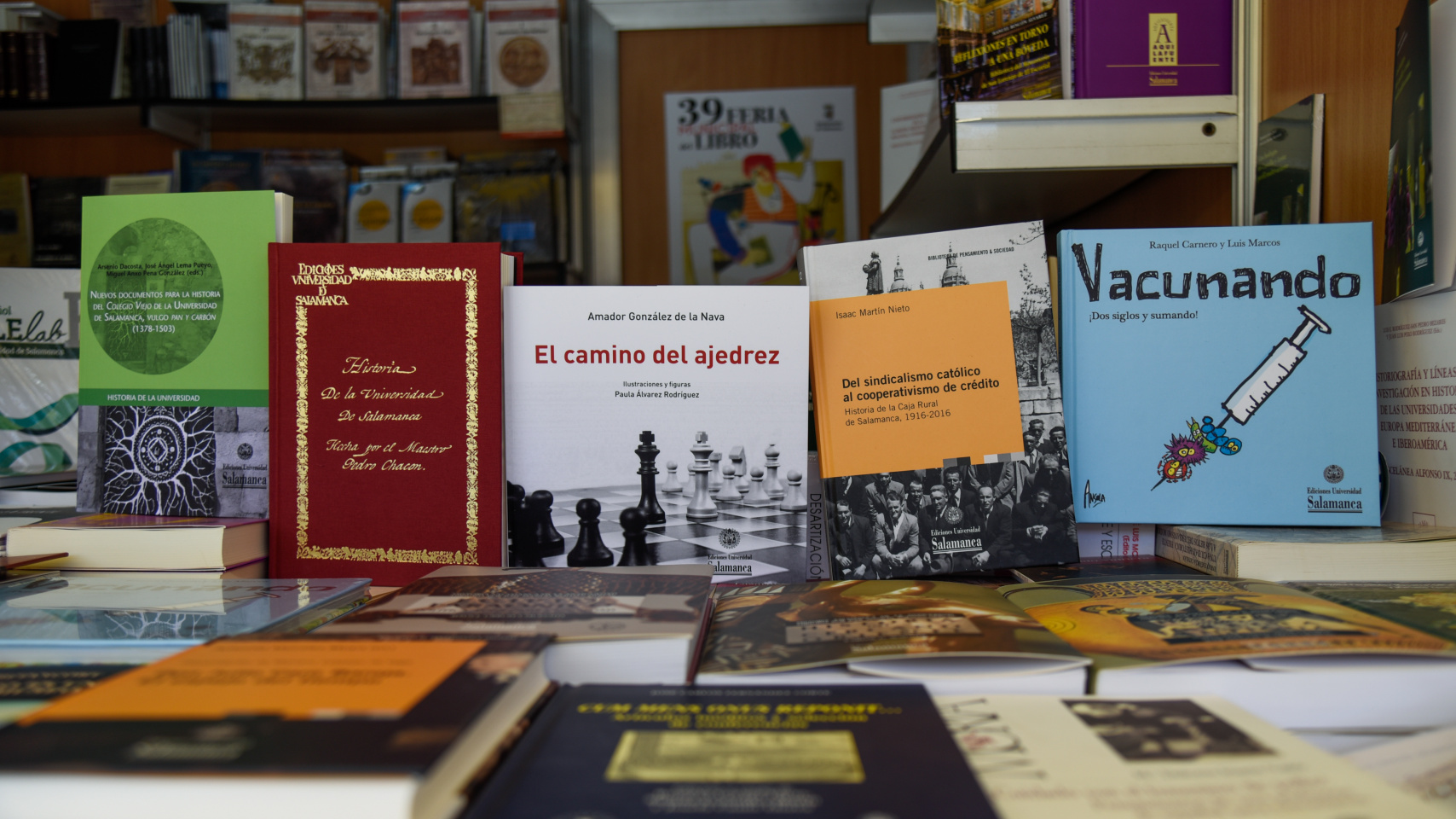 Detalle de los libros que se ofertaron en la Feria