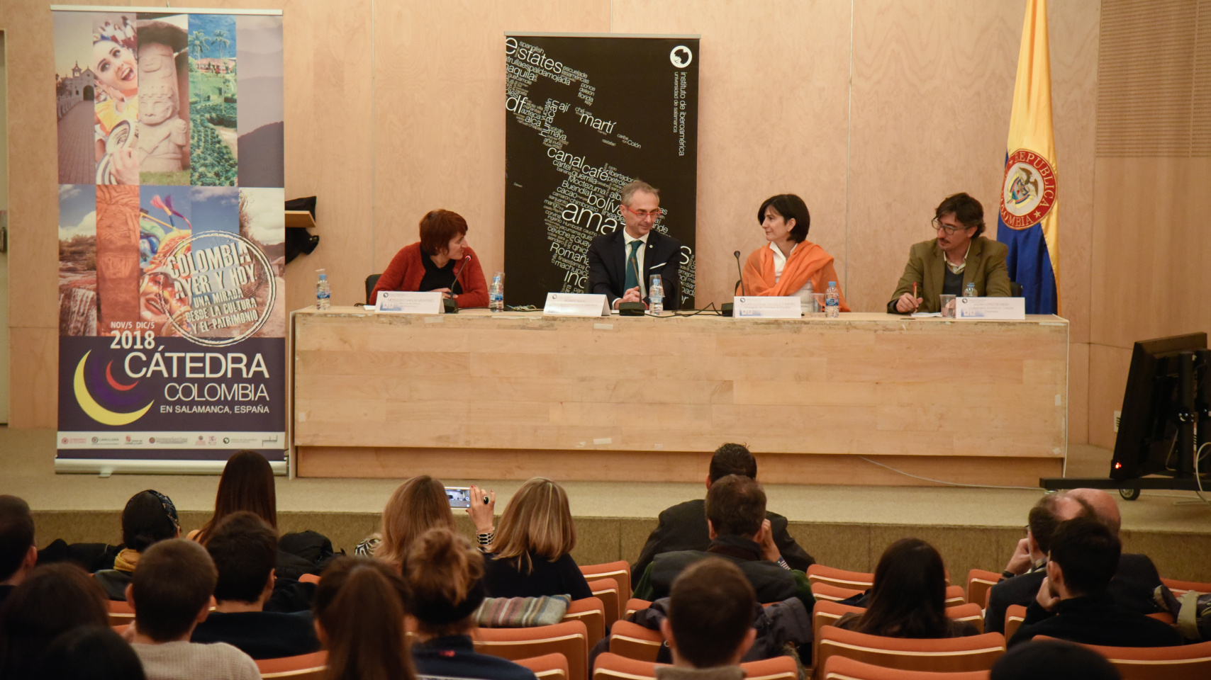 Mercedes García Montero, Ricardo Rivero, Victoria Pauwels Tuminan y Julián López de Mesa