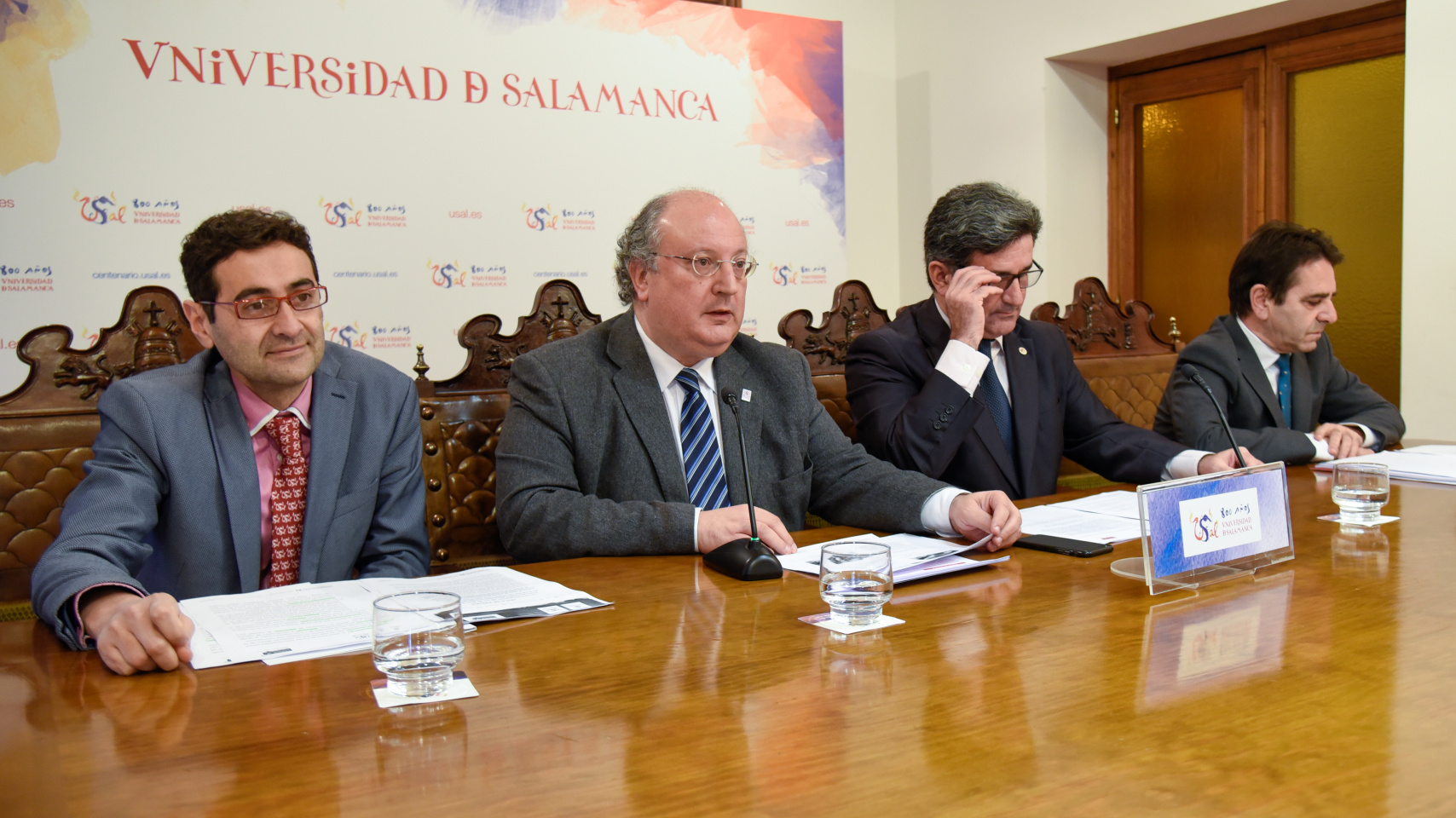 Un momento de la rueda de prensa